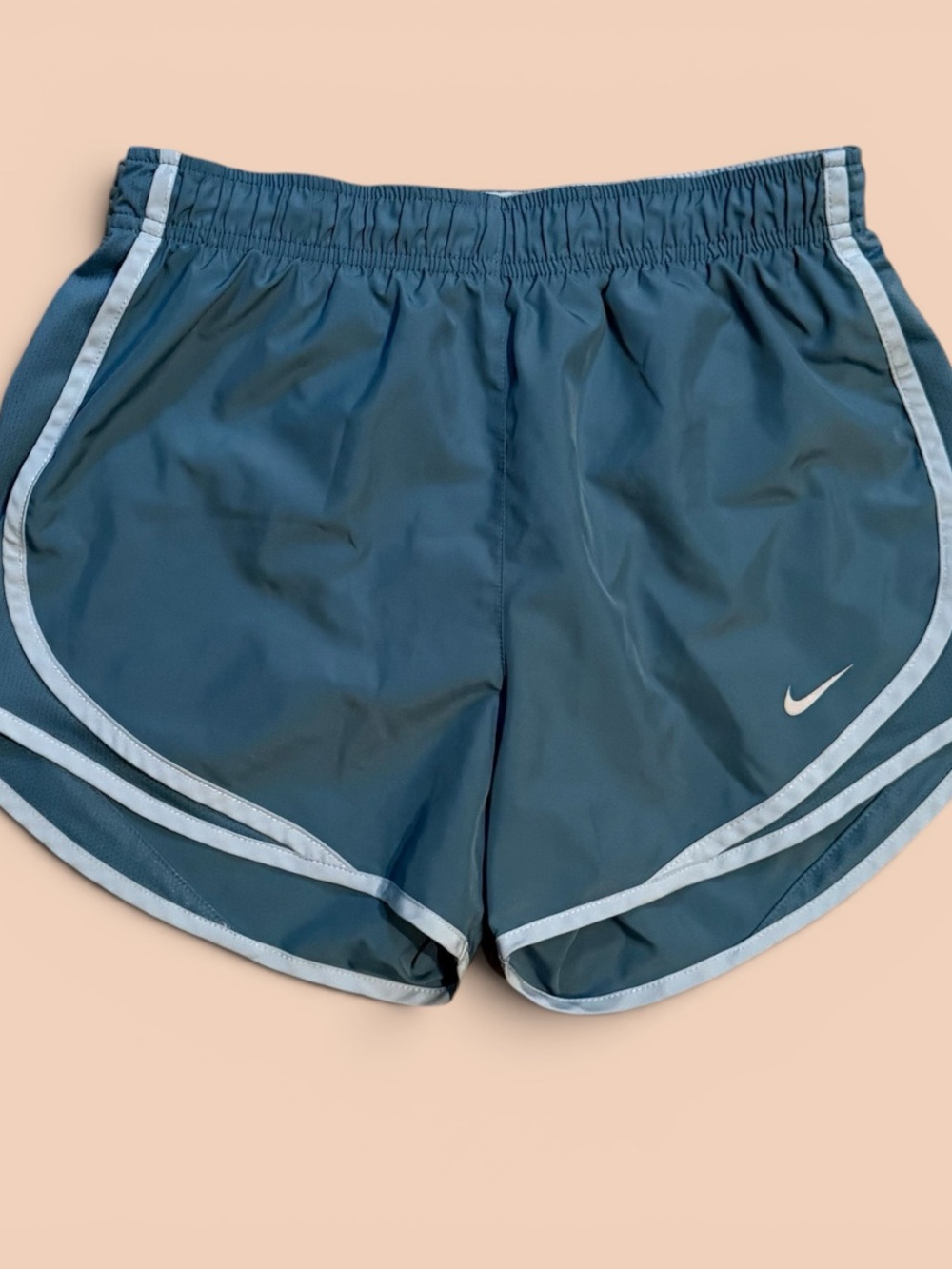 Nike Women's Teal Athletic Shorts with Light Trim